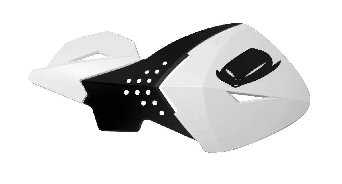 PM01647#041 - UFO Replacement Plastic for Escalade Hand Guards - Black/White