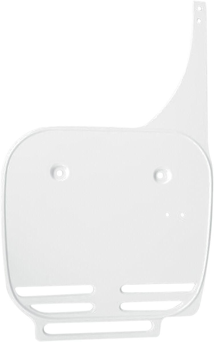 Ufo White Ka02742@047 - Front Number Board For Kawasaki Kx 60 A 1984-1985