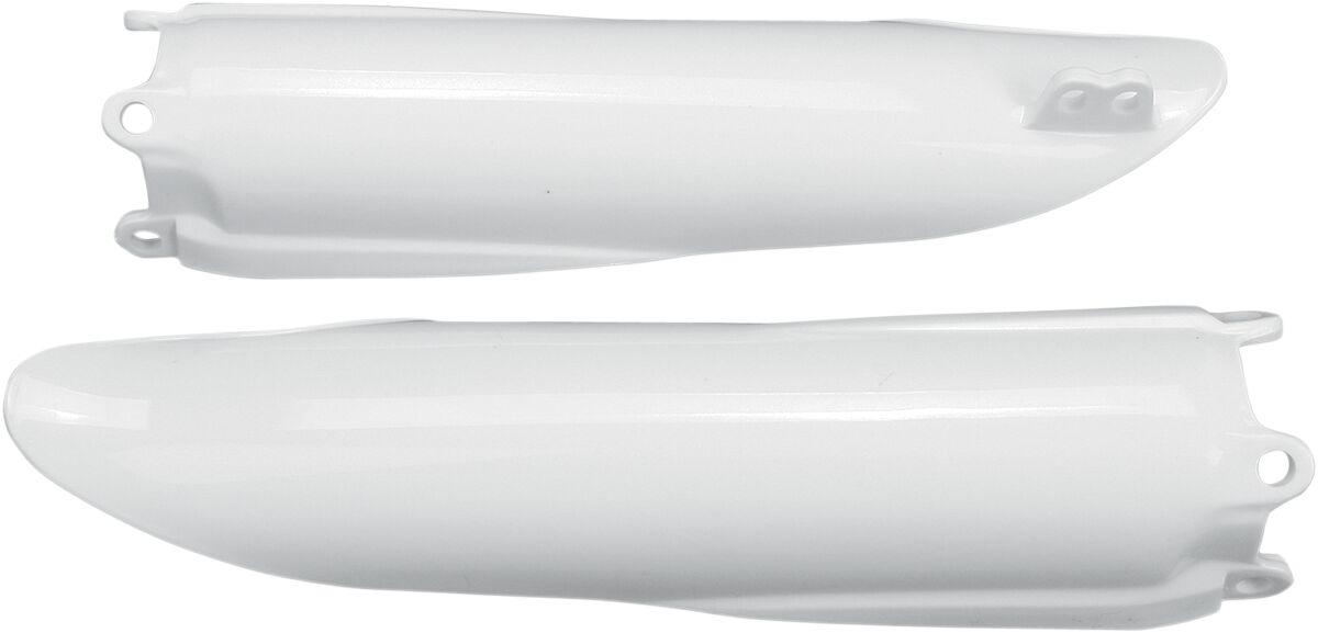 YA03896#046 - UFO Fork Guards For Yamaha YZ125 2008-2021 - White
