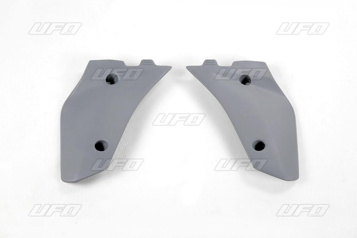 HU03320#380 - UFO Radiator Scoops For Husqvarna CR125 2006-2013 - Grey