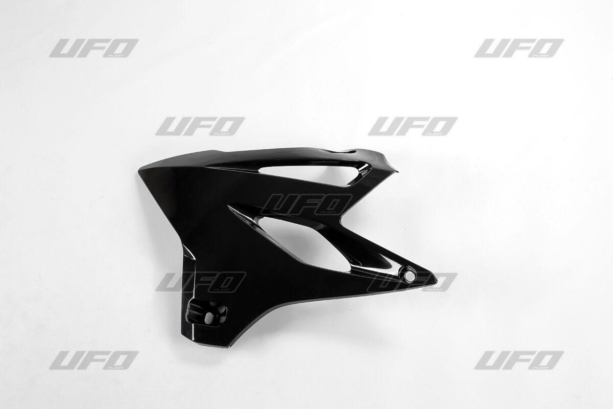 YA04847#001 - UFO Radiator Scoops For Yamaha YZ85 2015-2021 - Black