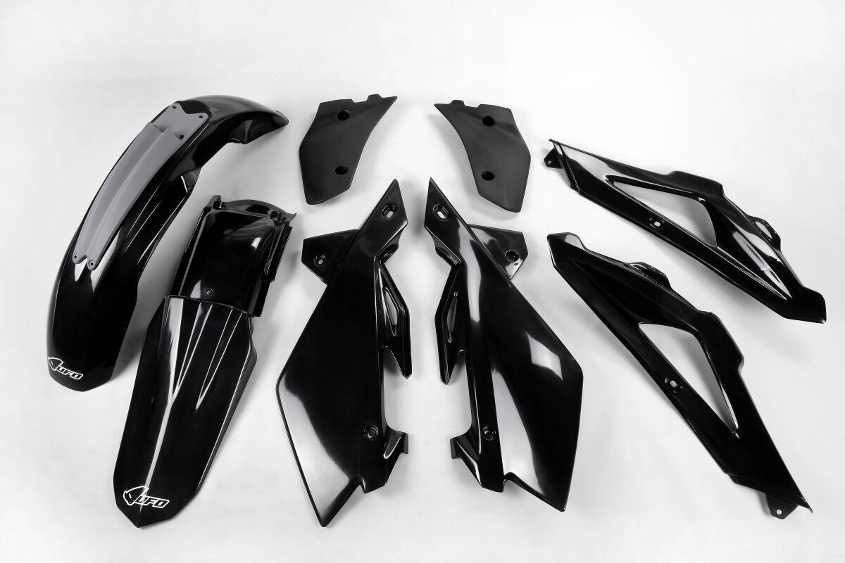 Ufo Black Hukit603@001 - Plastics Kit For Husqvarna Cr125 2006-2008