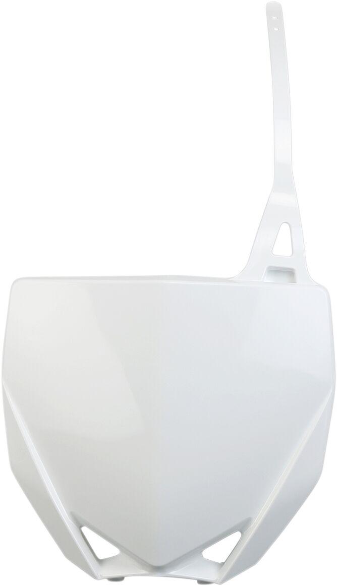 Ufo White Ya04869#046 - Front Number Board For Yamaha Yz65 2019-2025