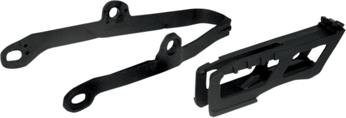 Ufo Black Ka04710@001 - Chain Guide & Chain Slider Kit For Kawasaki Kxf250 2009-2016