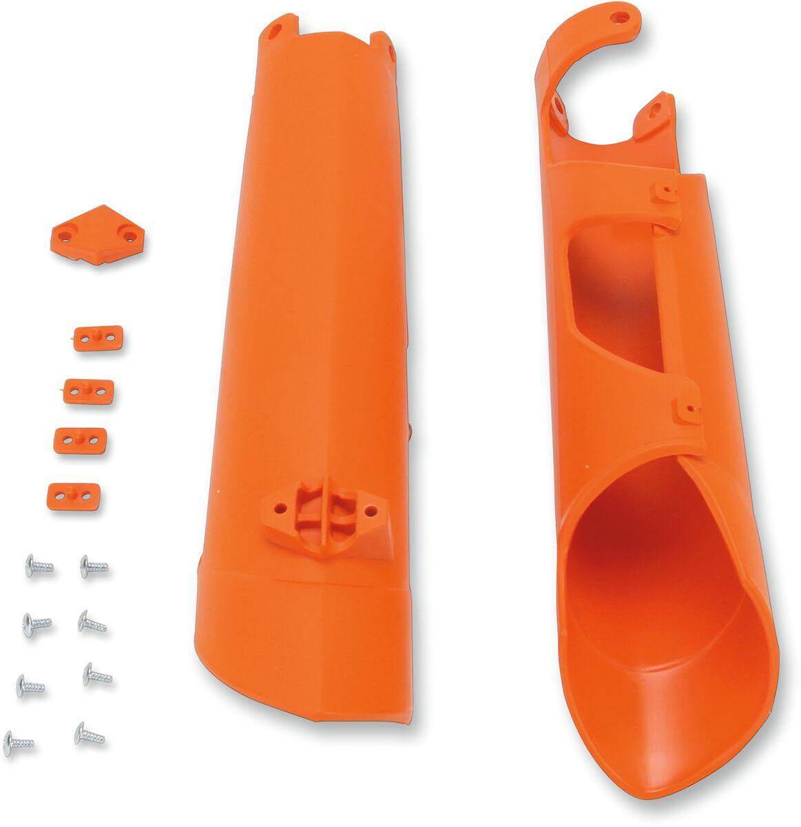 Ufo Orange Kt04002#127 - Fork Guards For Ktm Exc125 2008-2015