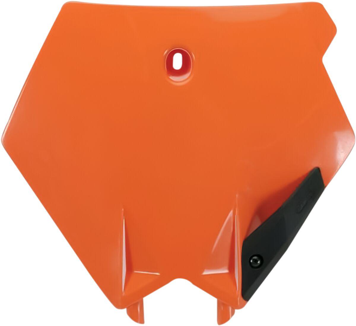 Ufo Oem/Orange Kt03075#127 - Front Number Board For Ktm Sx125 2003-2006