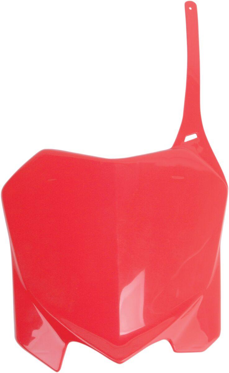 Ufo Cr Red Ho04639#070 - Front Number Board For Honda Crf250r 2010-2013