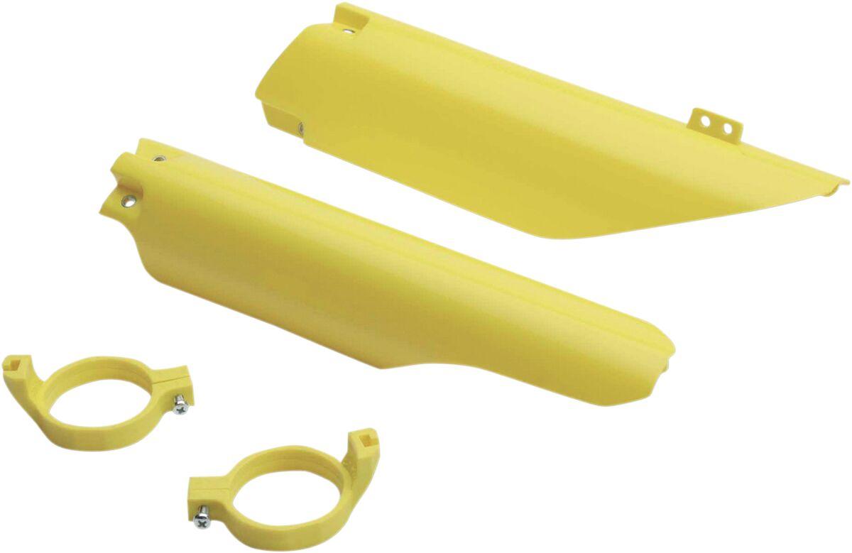 Ufo Yellow Su03998@102 - Fork Guards For Suzuki Rm125 2004-2006