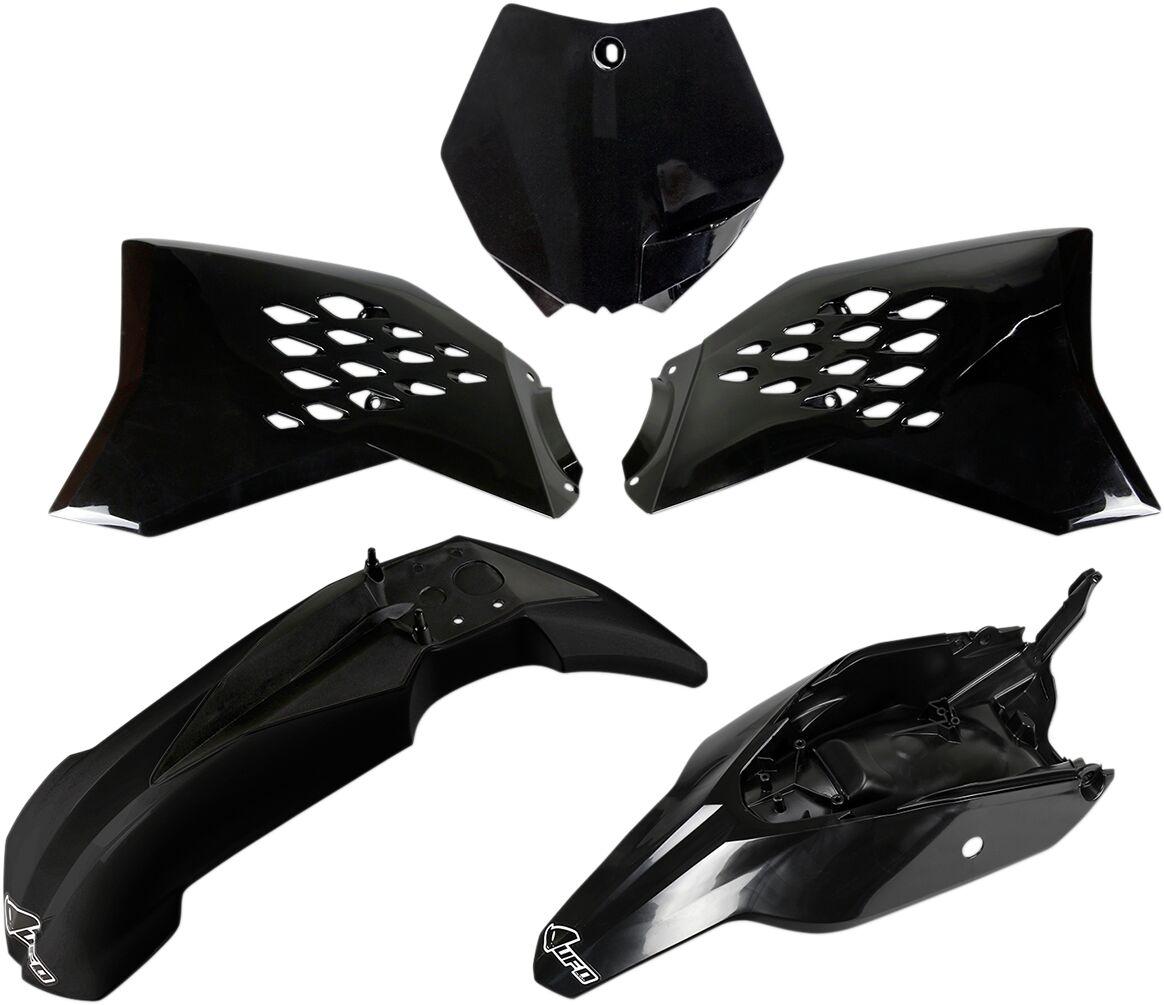 Ufo Black Ktkit525@001 - Plastics Kit For Ktm Sx65 2012-2015
