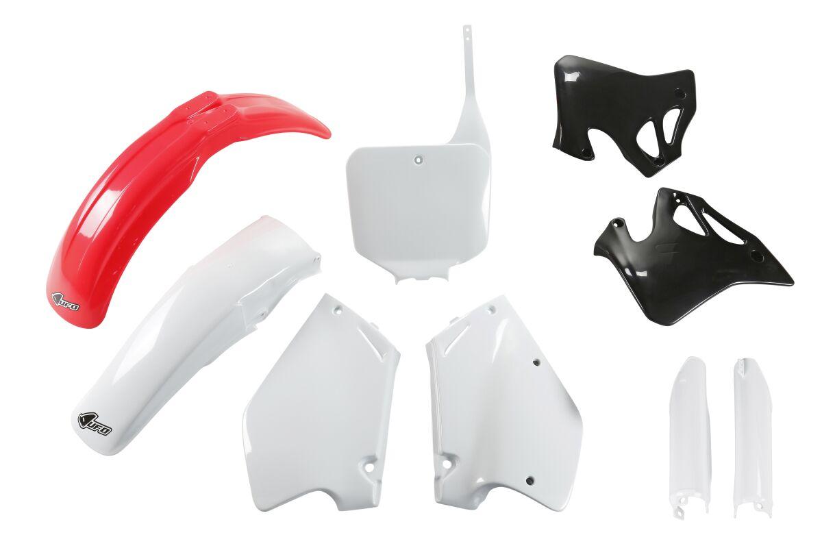 HOKIT095F@999W - UFO Plastics Kit For Honda CR125 1995-1997 - Black/Red/White