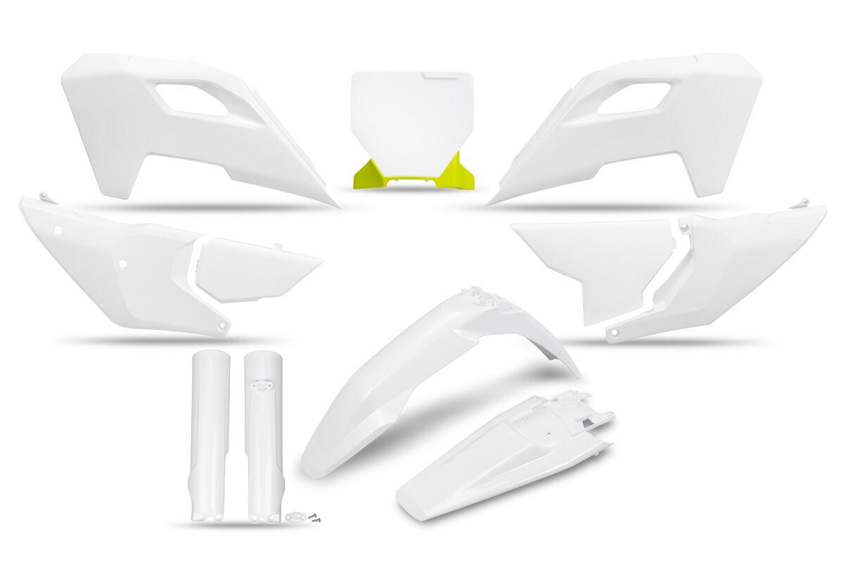 HUKIT626F@040 - UFO Plastics Kit For Husqvarna FC250 2023-2024 - White