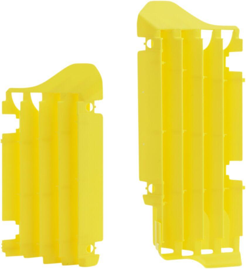 AC02461 - UFO Radiator Louvres For Suzuki RMZ250 2019-2025 - Yellow