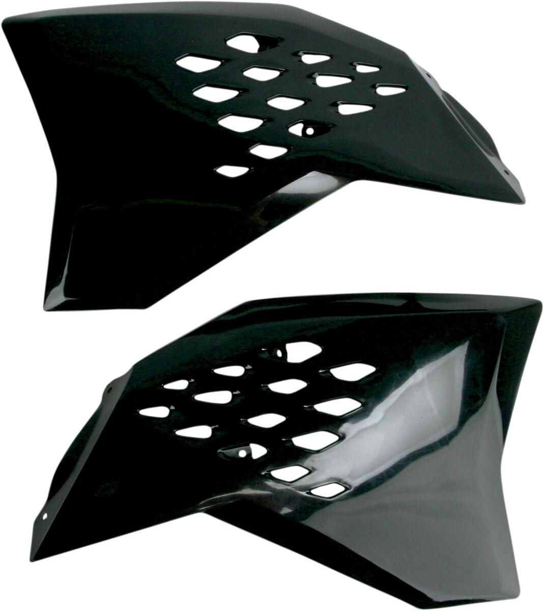 Ufo Black Kt03095#001 - Radiator Scoops For Ktm Exc125 2008-2011