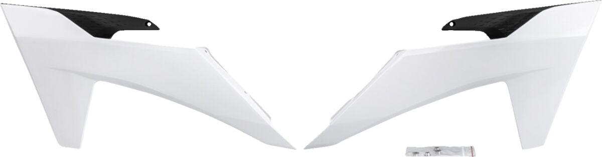 Ufo Black/Oem 2023/White Kt05011#042 - Radiator Scoops For Ktm Exc150 Tbi 2024-2025