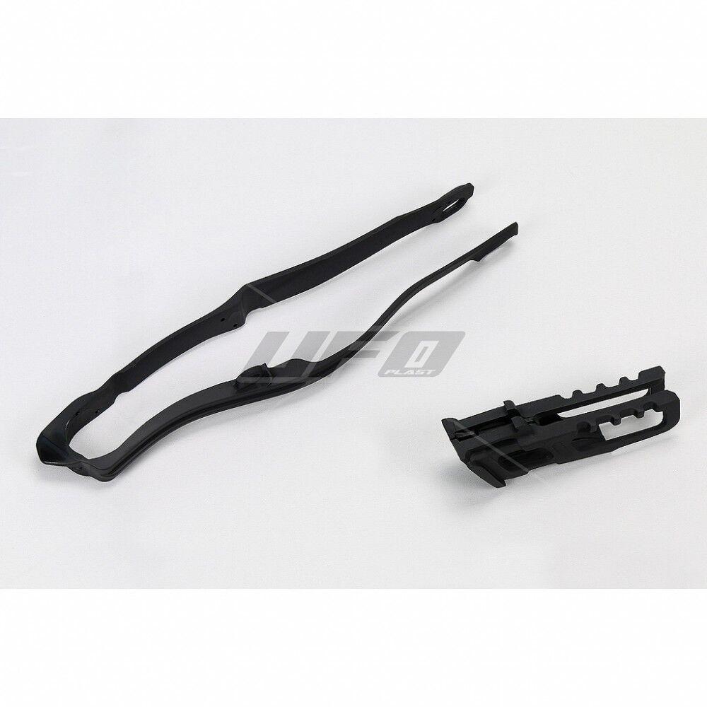 Ufo Black Ho04665#001 - Chain Guide & Chain Slider Kit For Honda Crf250r 2017