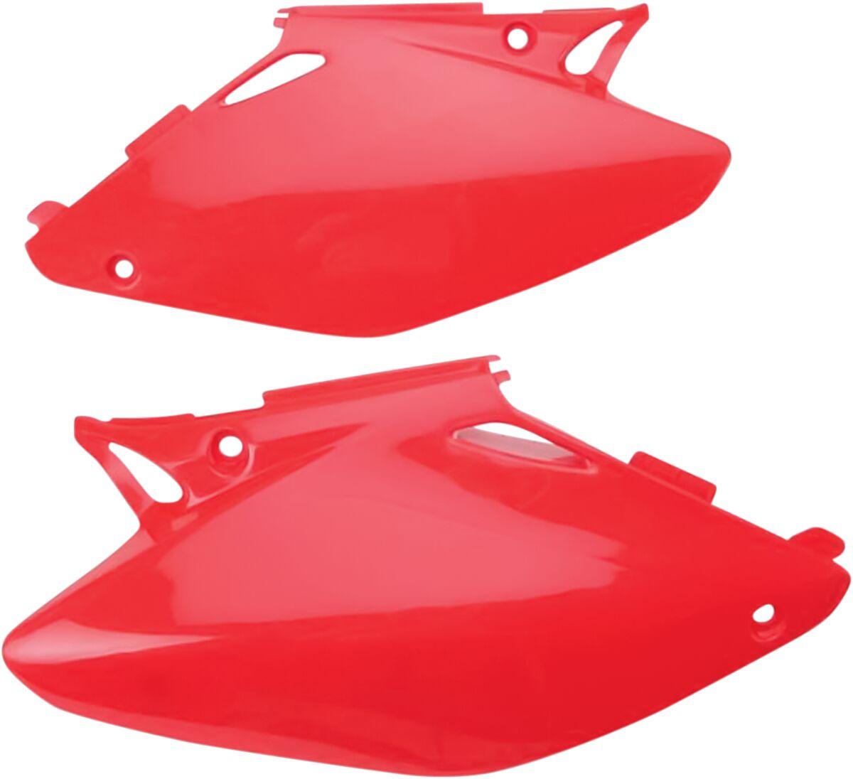 Ufo Cr Red Ho03690#070 - Side Panels For Honda Cr125 2002-2004