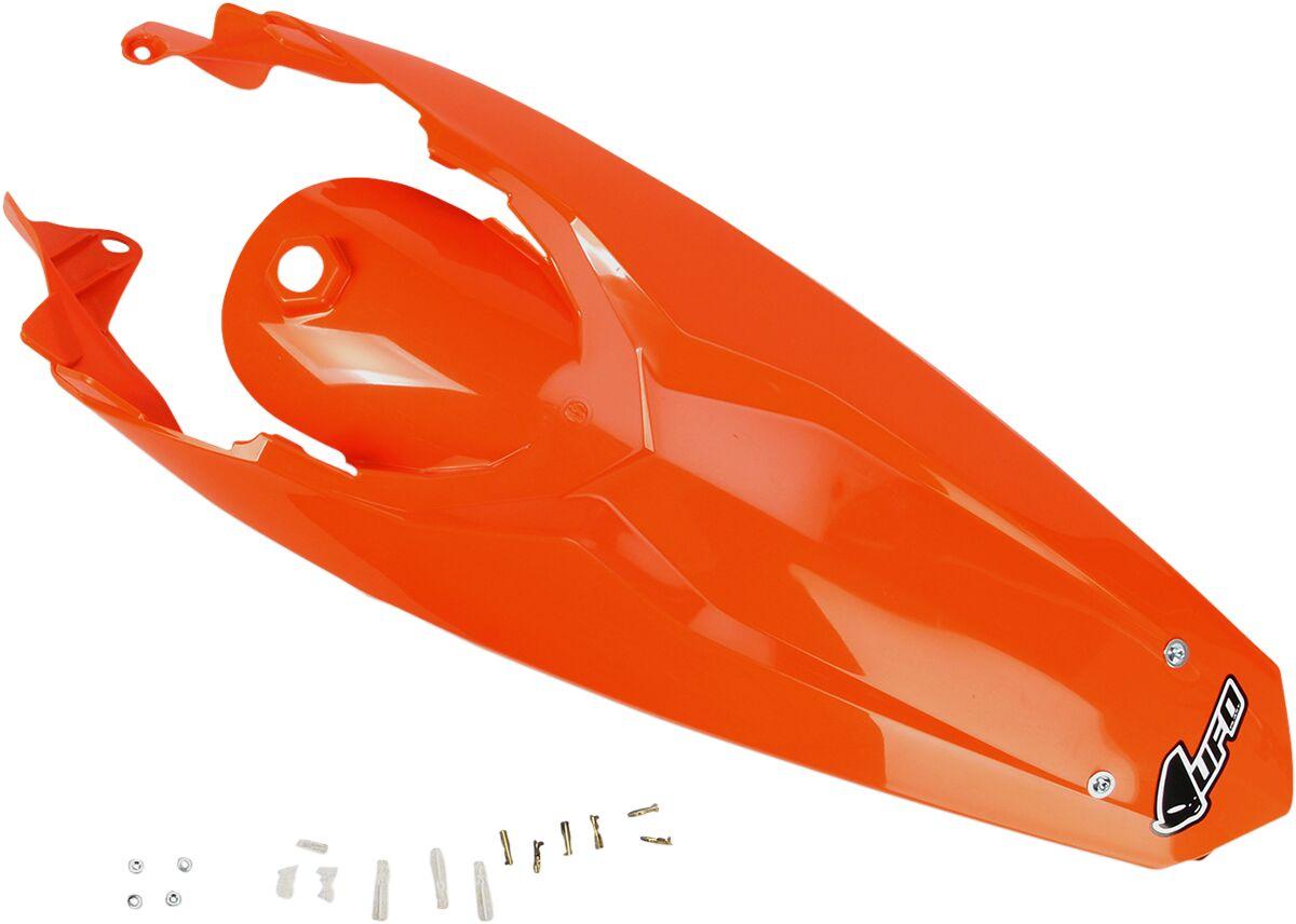 Ufo Ktm Orange Kt04027#127 - Enduro Rear Fender For Ktm Exc125 2012-2016 Rear