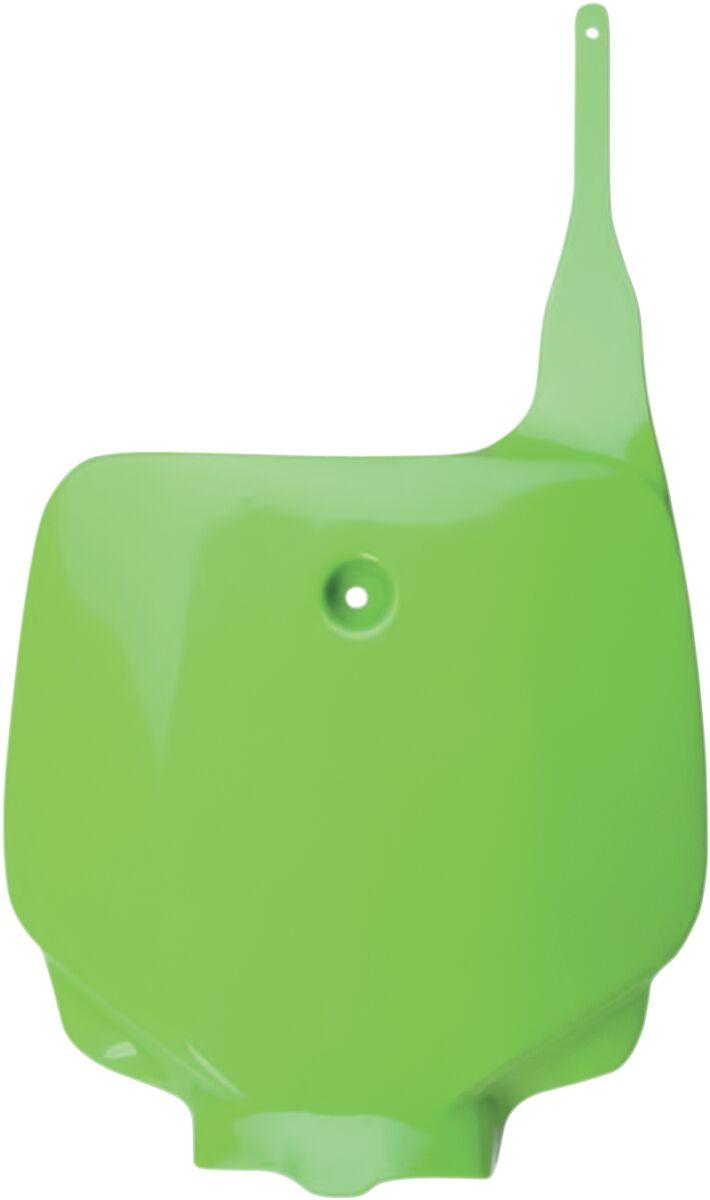 Ufo Kx Green Ka03712#026 - Front Number Board For Kawasaki Kx 85 2001-2006