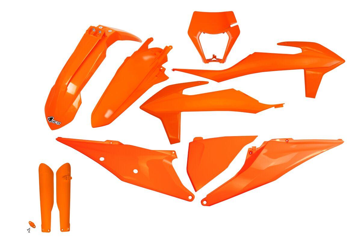 KTKIT527F@127 - UFO Plastics Kit For KTM EXC150 TPI 2020-2023 - Orange