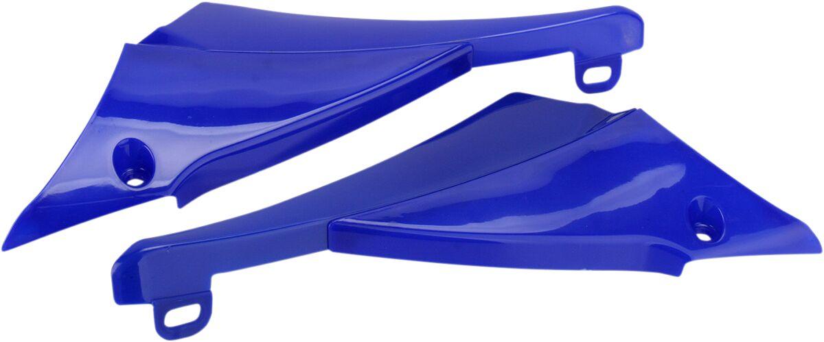 Ufo Reflex Blue Ya04829#089 - Radiator Scoops For Yamaha Yzf250 2010-2013