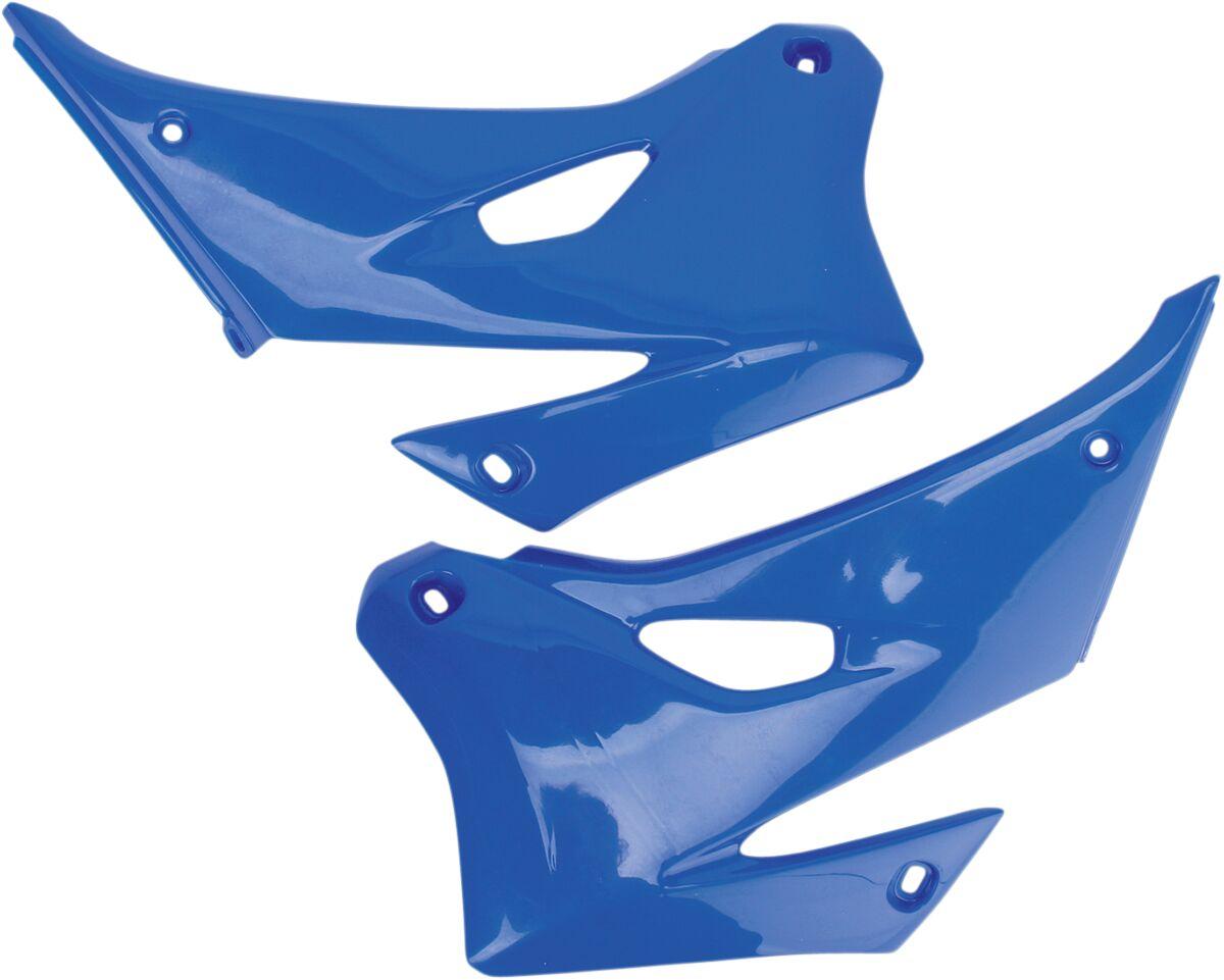 Ufo Reflex Blue Ya03888#089 - Radiator Scoops For Yamaha Wrf250 2007-2015