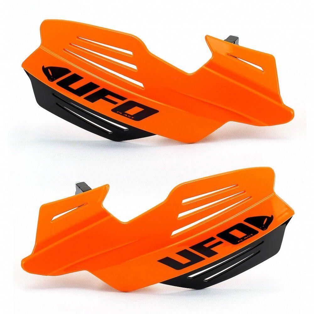 PM01650@FFLU - UFO Vulcan Universal Dual Injection Hand Guards - Fluorescent Orange