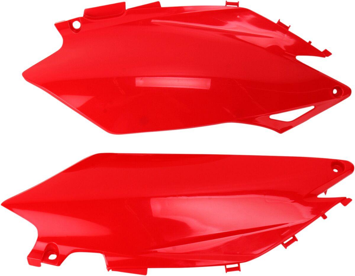 Ufo Cr Red Ho04647#070 - Side Panels For Honda Crf250r 2011-2013