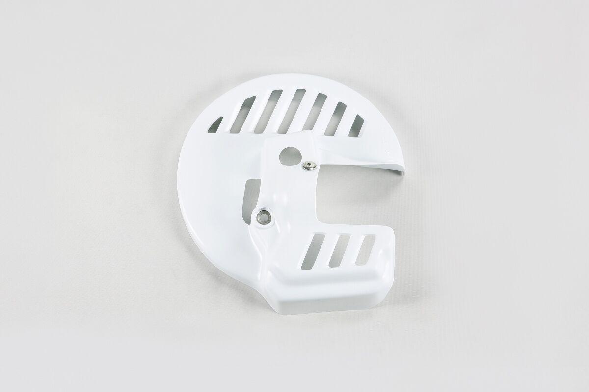 Ufo White Ho02661#041 - Front Brake Disc Protector For Honda Cr125 1990-1994
