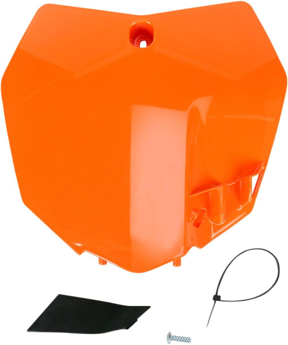 Ufo Oem/Orange Kt04051#127 - Front Number Board For Ktm Sx125 2013-2015