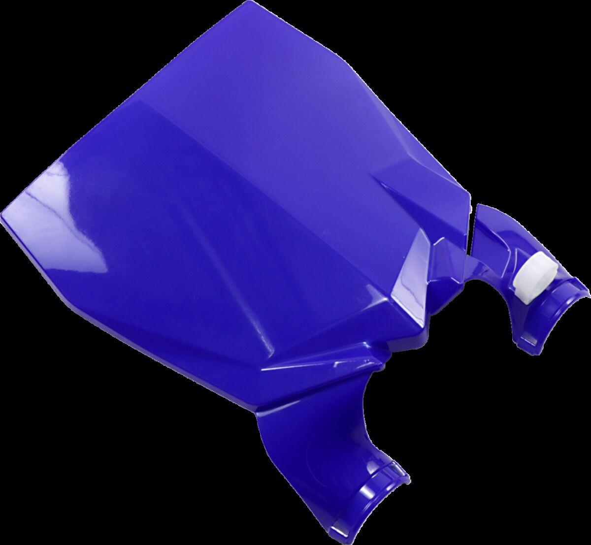Ufo Blue Ya04855#089 - Stadium Front Number Board With Fork Guards For Yamaha Yz125 2015-2021