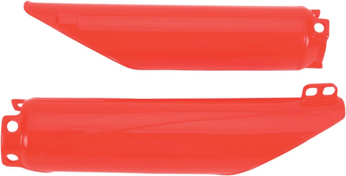 Ufo Red Ho03672#070 - Fork Guards For Honda Cr125 1991-2007