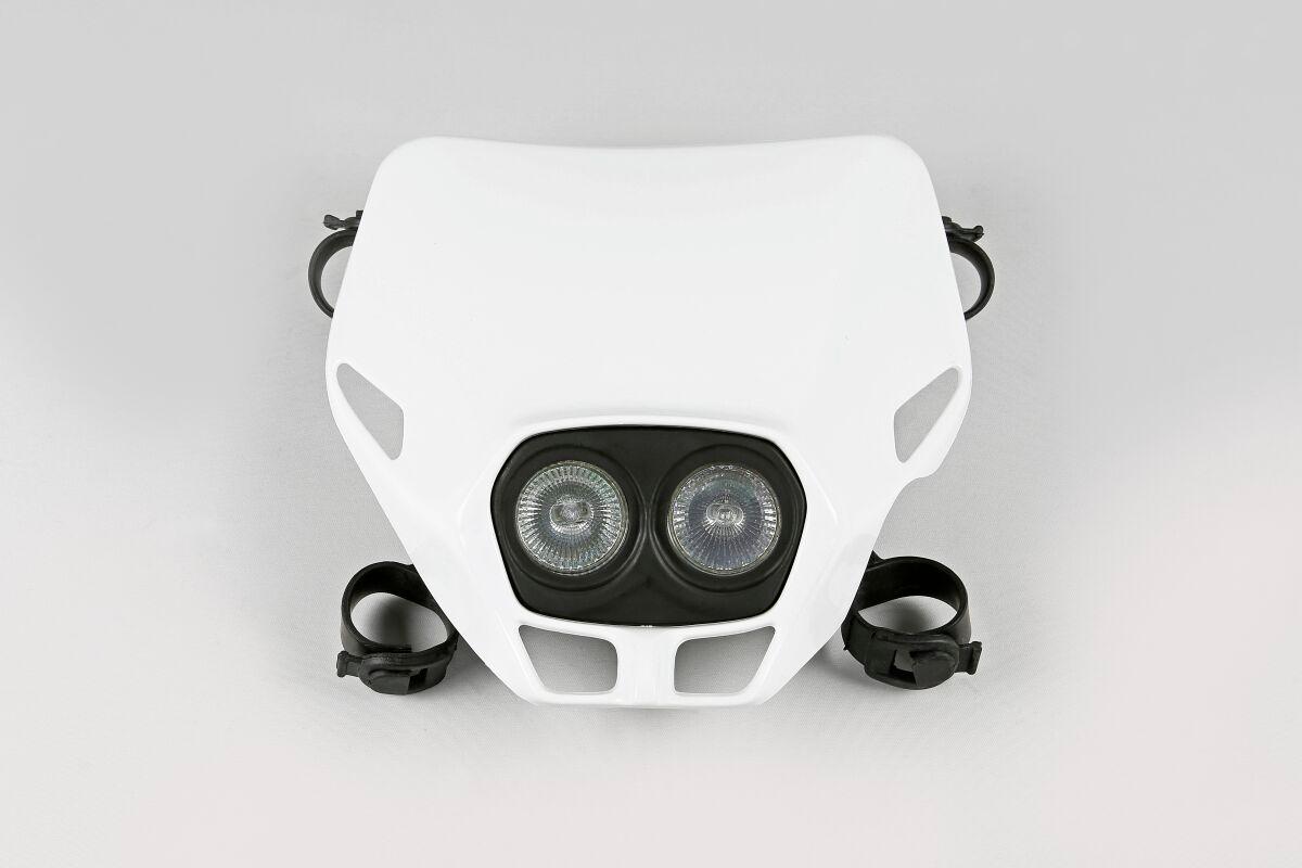 PF01700#041 - UFO Firefly Twin Universal Headlight - White