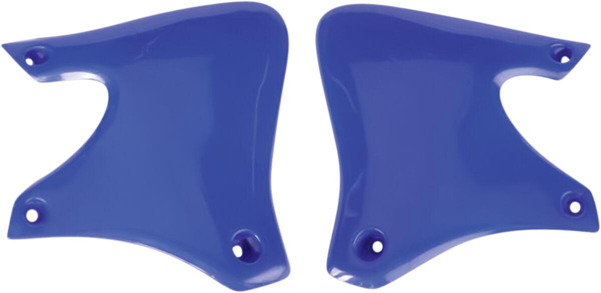 Ufo Reflex Blue Ya03810#089 - Radiator Scoops For Yamaha Wr400f 1998-1999