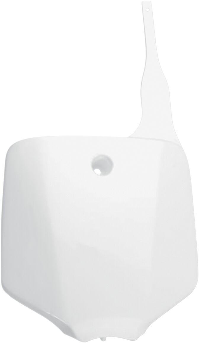 Ufo White Ka03732#047 - Front Number Board For Kawasaki Klx110 2002-2009