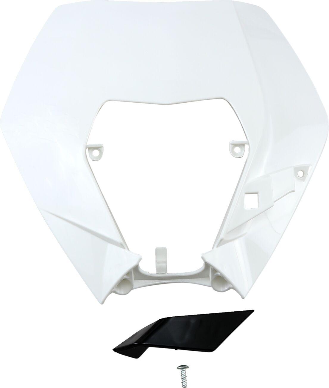Ufo White Kt04090@047 - Headlight Surround For Ktm Exc125 2009-2013