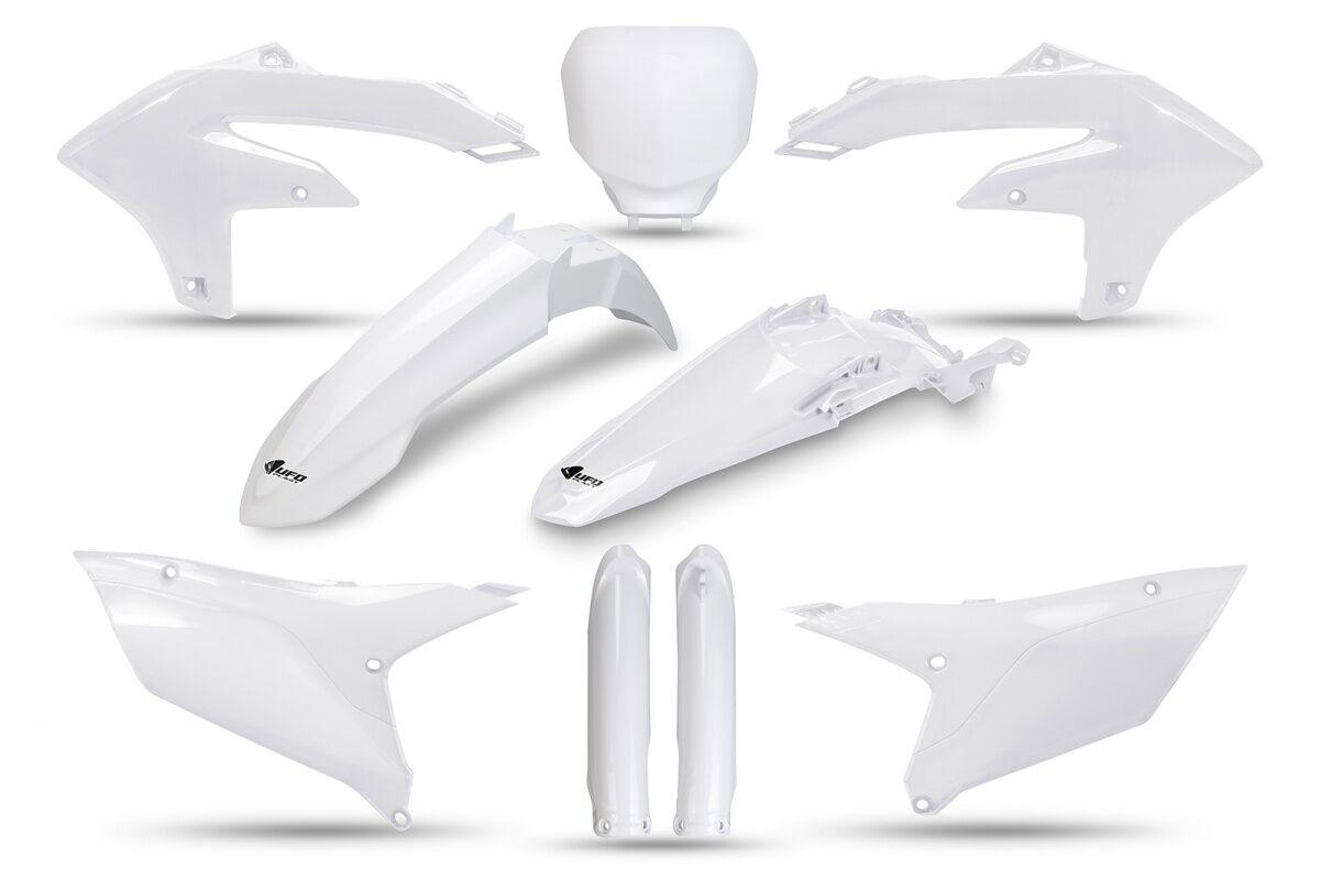 Ufo White Yakit326f@046 - Plastics Kit For Yamaha Yzf250 2024