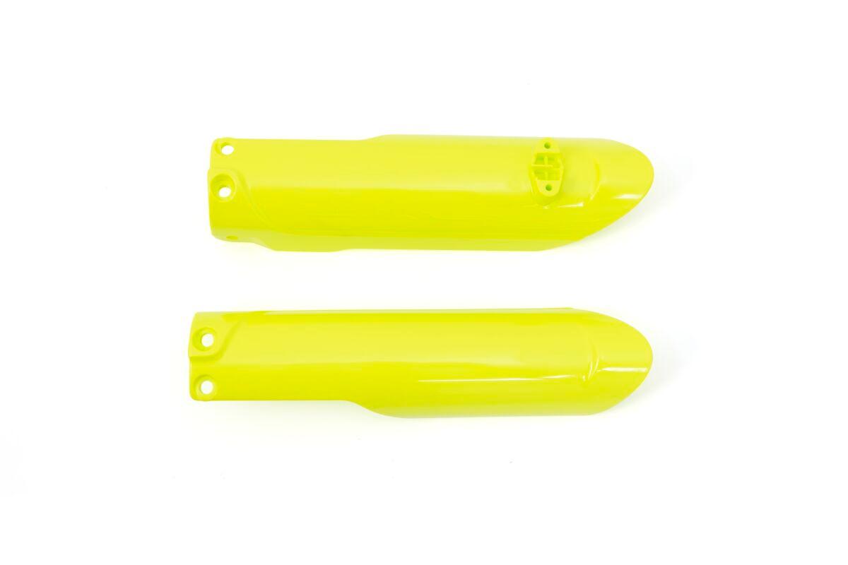 Ufo Yellow Hu04305#104 - Fork Guards For Husqvarna Tc85 2018-2024