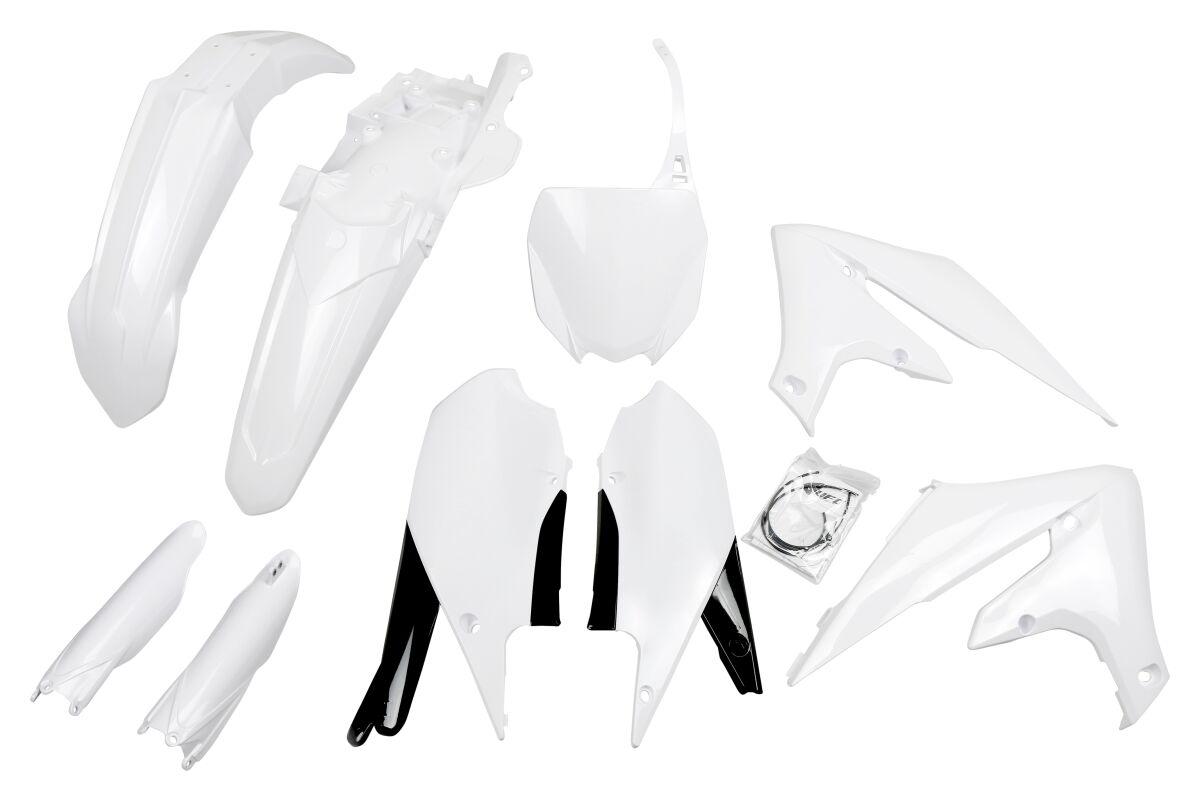 Ufo Black/White Yakit321f@046 - Plastics Kit For Yamaha Yzf250 2019-2023