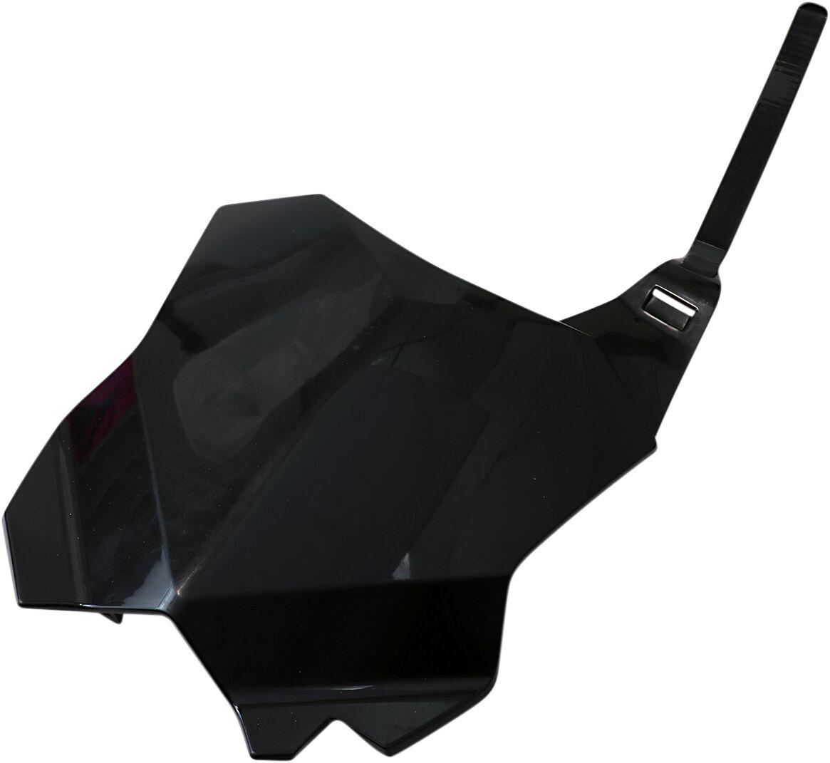 Ufo Black Ka04738#001 - Front Number Board For Kawasaki Kx250 2021-2024