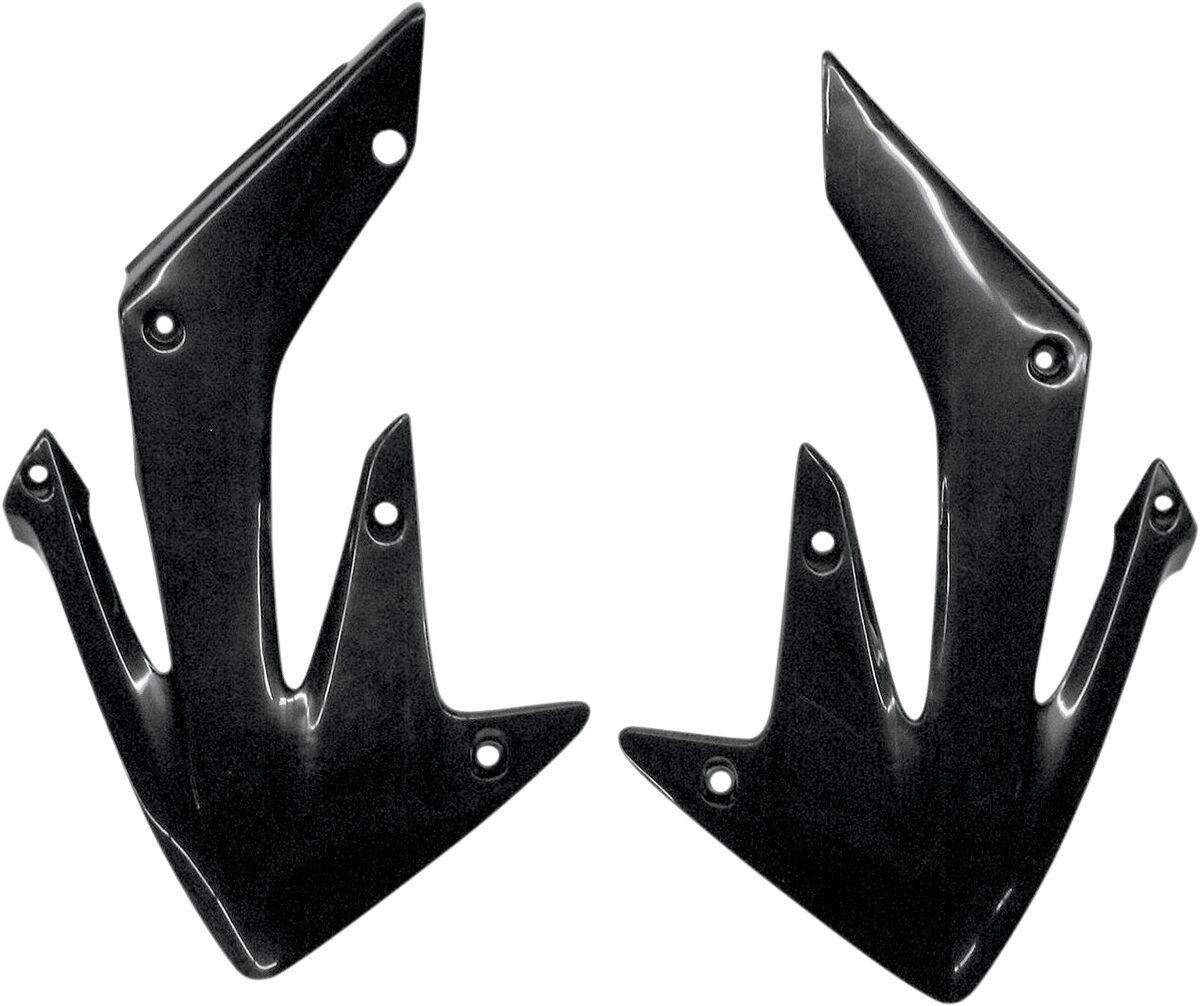 Ufo Black Ho03634#001 - Radiator Scoops For Honda Crf250r 2004-2009