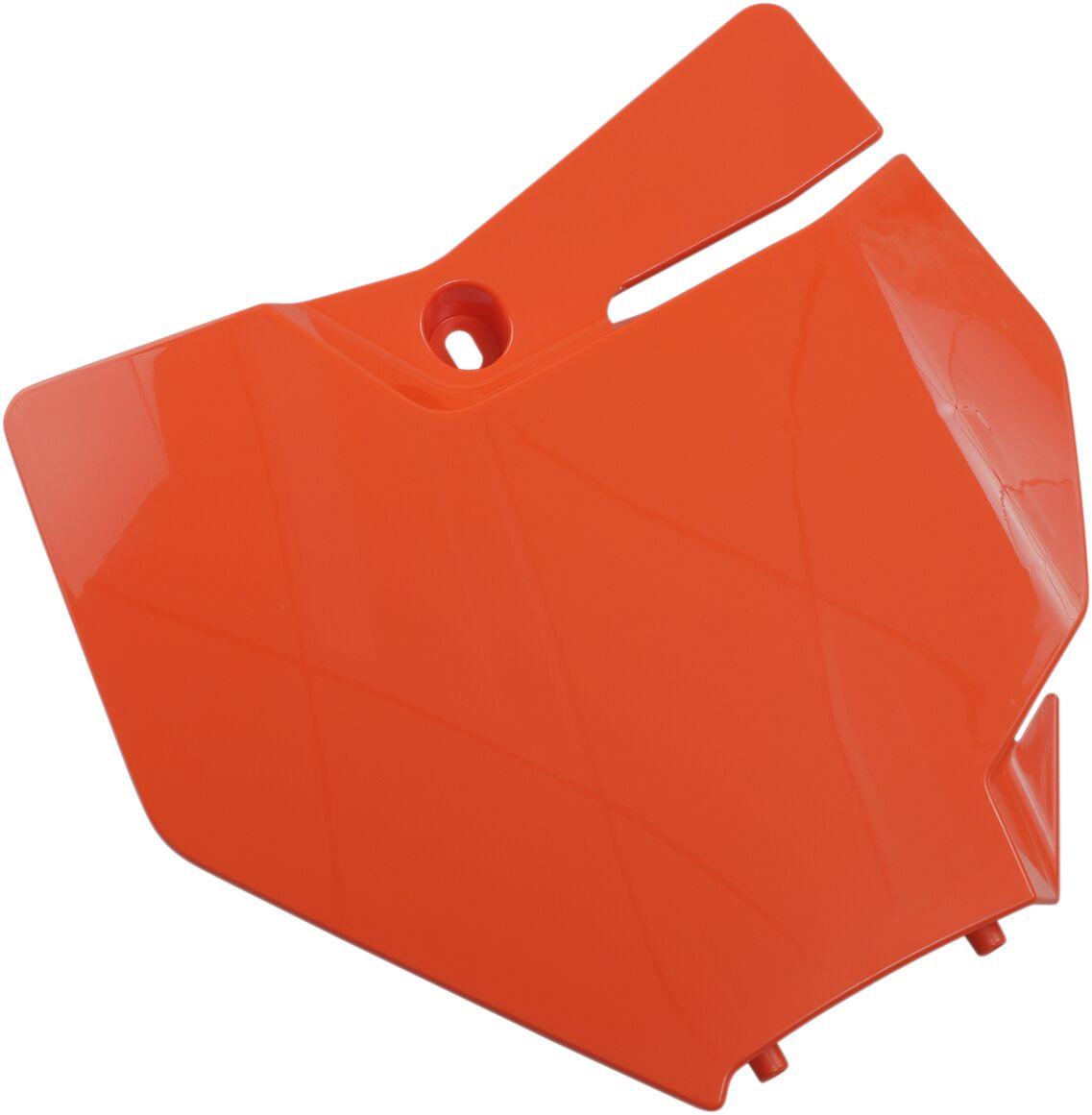 Ufo Ktm Orange Kt04087#127 - Front Number Board For Ktm Sx85 2018-2024