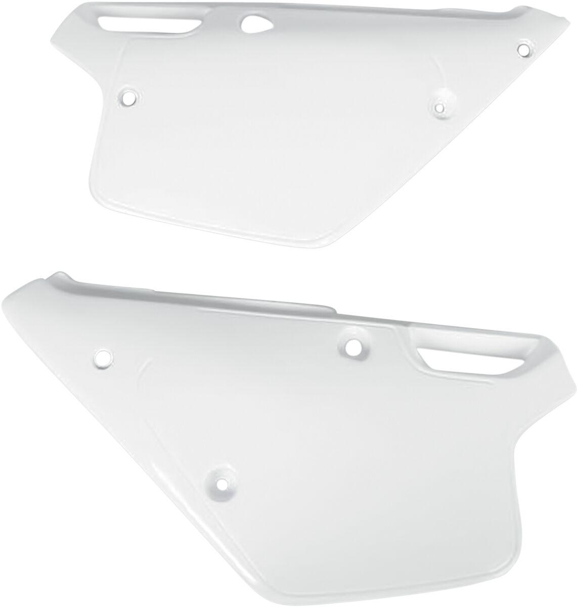 Ufo White Ya02834#046 - Side Panels For Yamaha Yz125 1991-1992