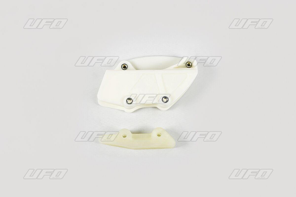 HO02623#280 - UFO Chain Guide For Honda CR125 1988-1989 White