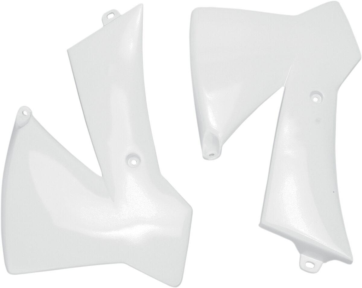 KT03072#047 - UFO Radiator Scoops For KTM SX65 2002-2008 - White