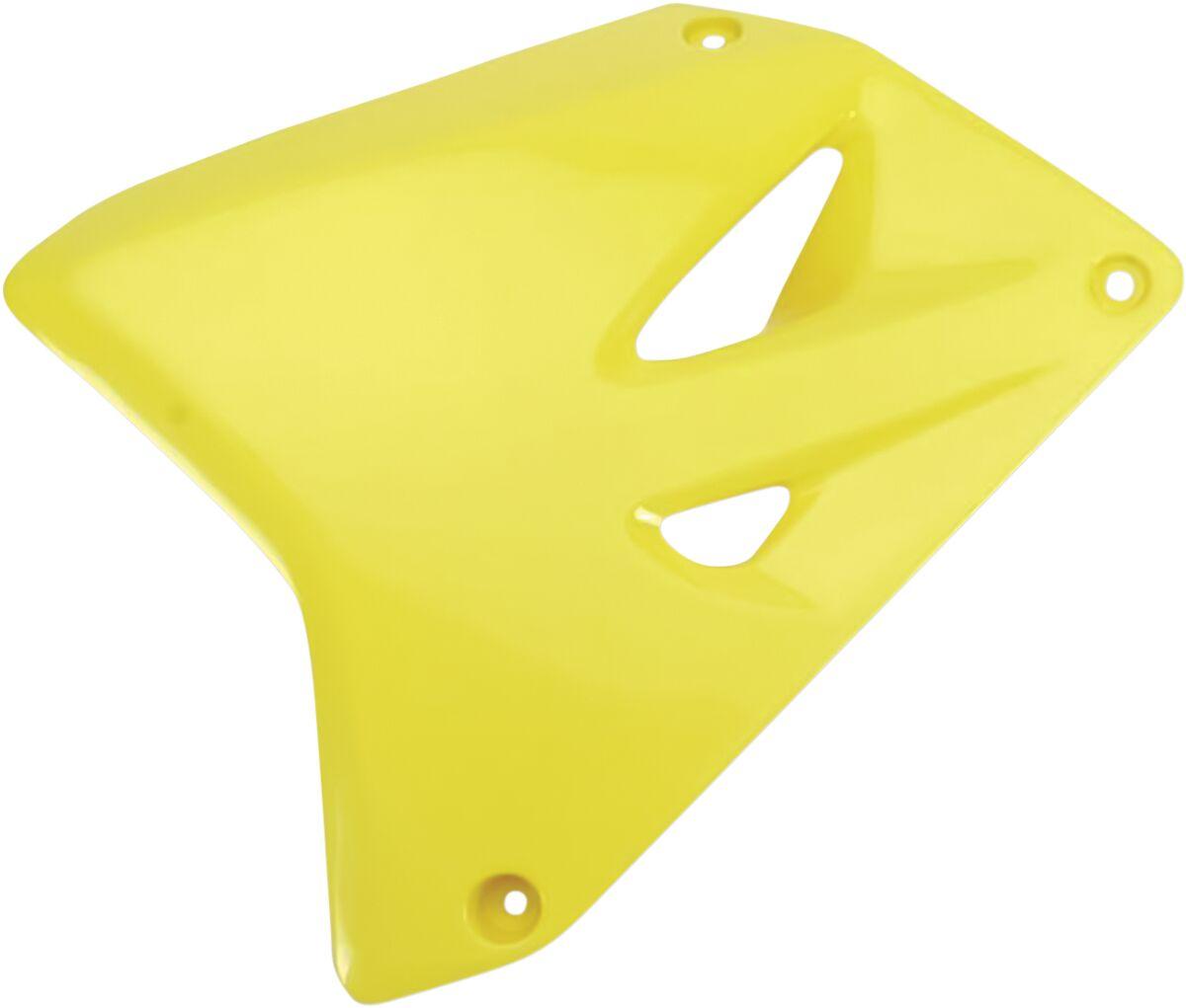Ufo Fluorescent Yellow Su03969#102 - Radiator Scoops For Suzuki Rm85 2002-2018