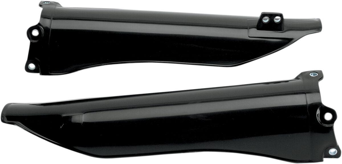 KA03778#001 - UFO Fork Guards For Kawasaki KLX450R 2008-2024 - Black