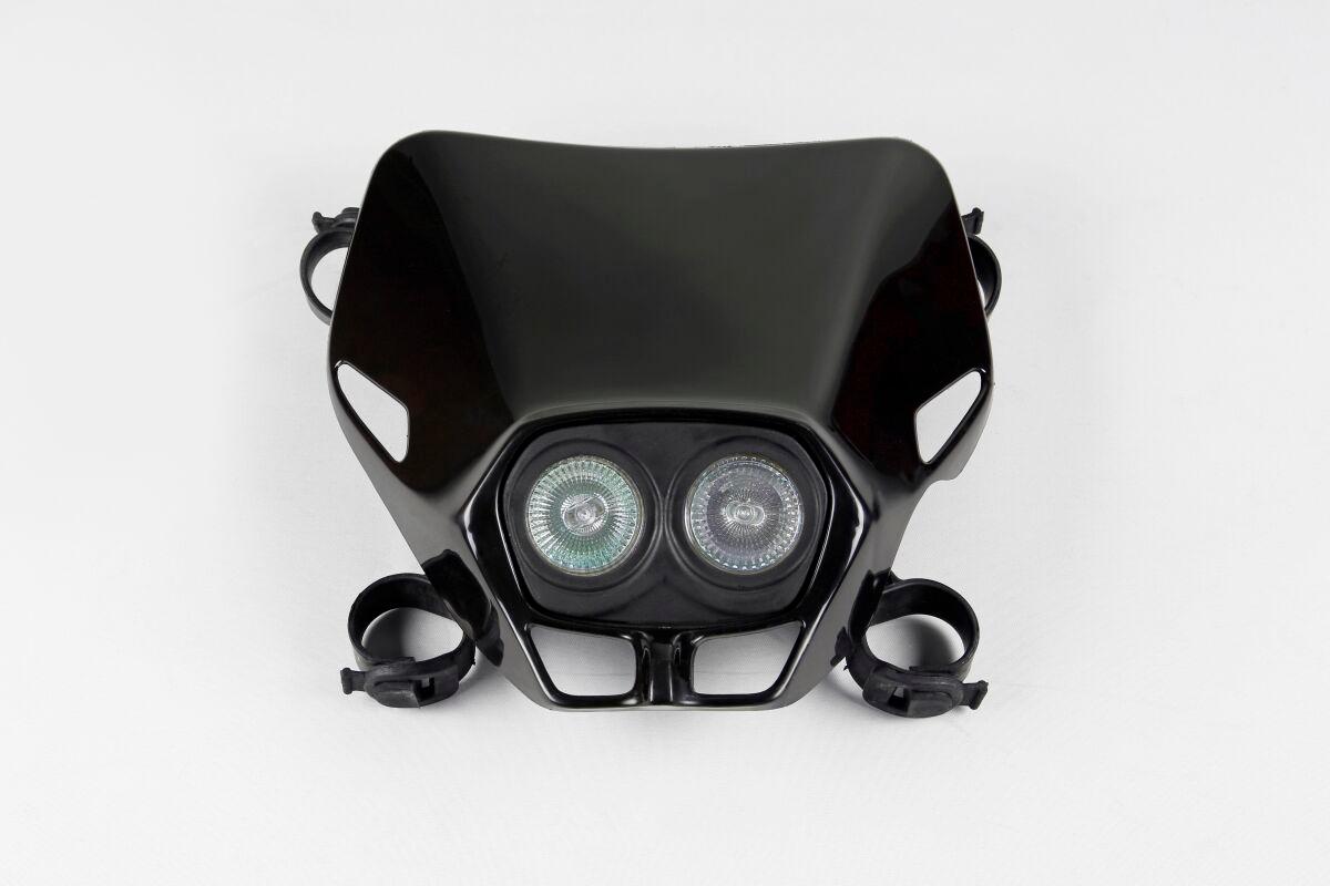 PF01700#001 - UFO Firefly Twin Universal Headlight - Black