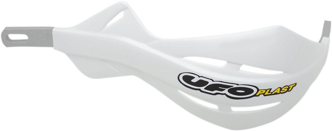 Ufo White Pm01633#041 - Pro Hand Guards With Aluminium Insert For 1-1/8" Handlebars