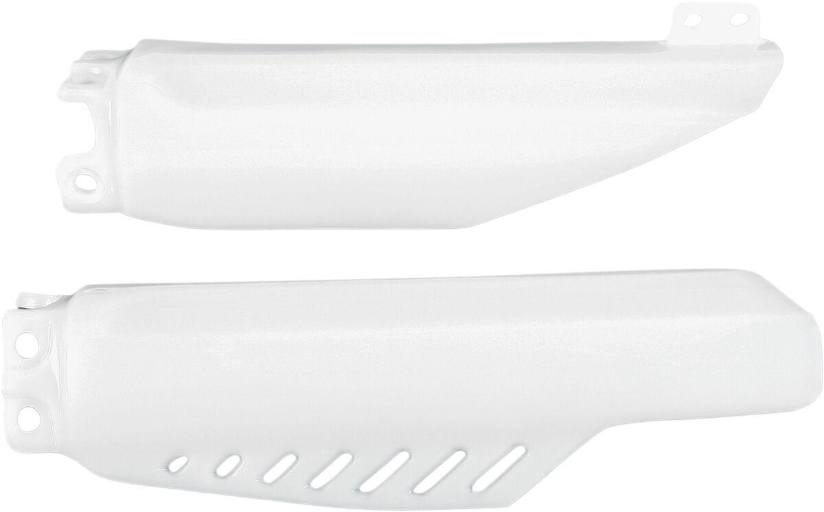 Ufo White Ho04612#280 - Fork Guards For Honda Cr85r 2003-2008