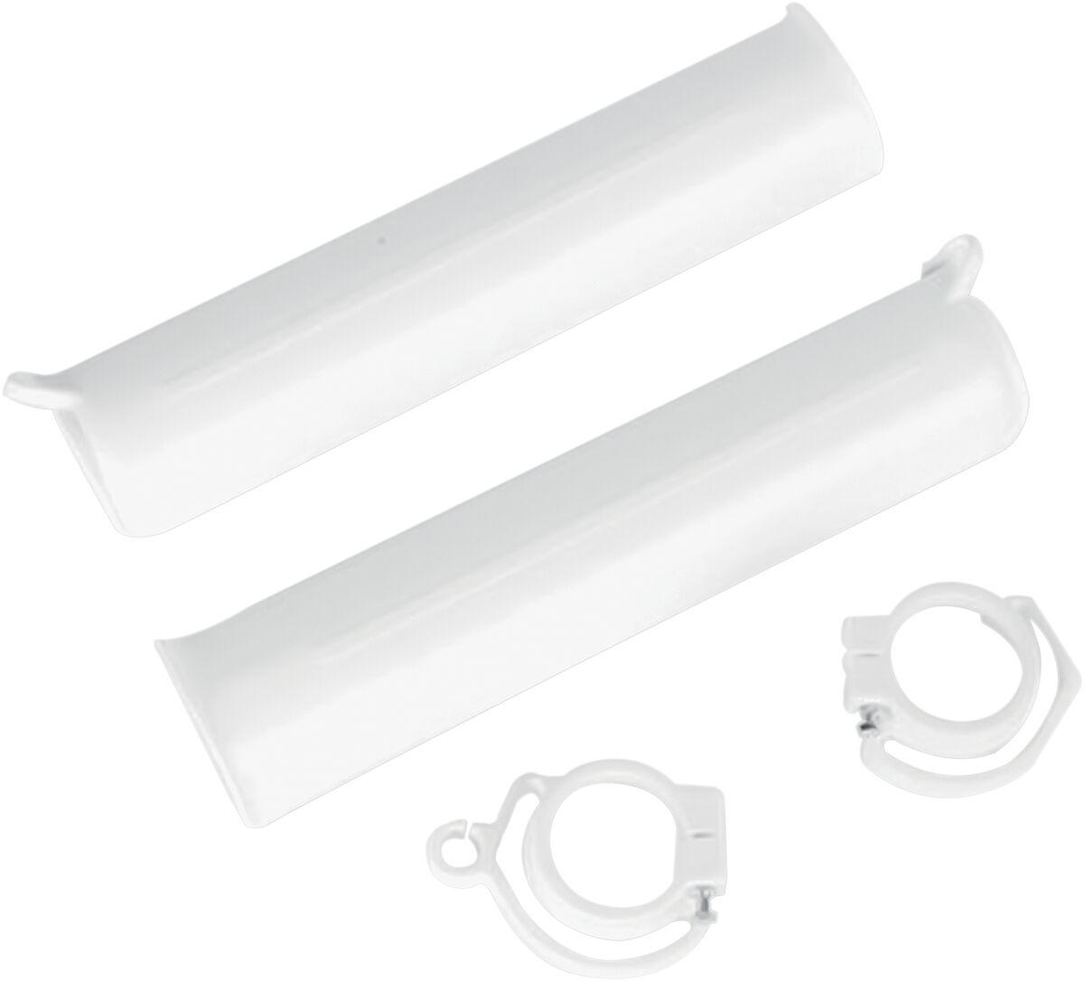 Ufo White Kt03011#047 - Fork Guards For Ktm Mx 125 1990-1992